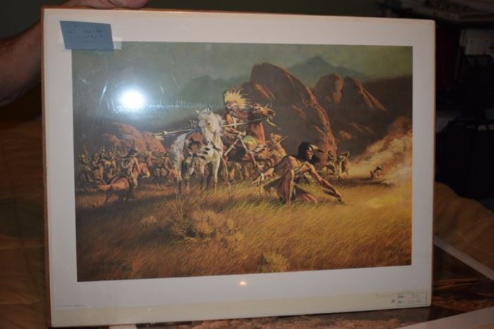 Art - "Smoke Was Their Ally" by Artist Frank McCarthy, Double Signature, (909 of 1000) -with Cert of Authenticity 