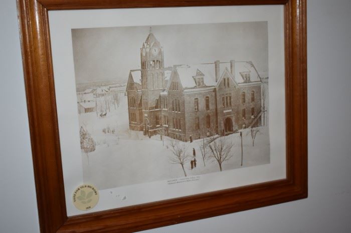 Print of "Old North Central State College  in 1913