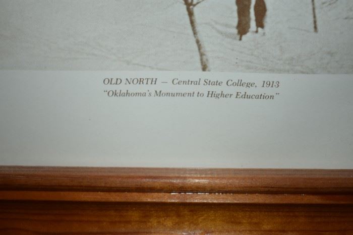 Print of "Old North Central State College  in 1913