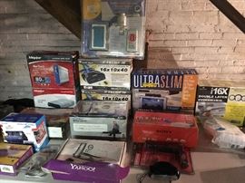 Many new electronics in the box