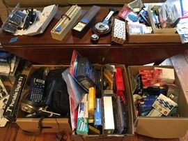 Office  supplies and new electronics