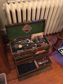  Great all tool box filled with machinists tools !