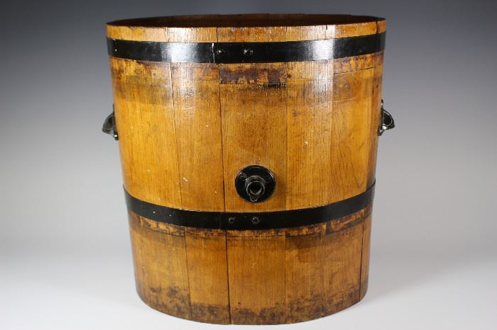 Antique Divvied Interior  Wine Barrel 
