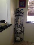 iron corner shelf