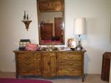 triple dresser and mirror