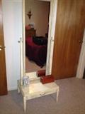 great looking and rare find, tall vanity or valet mirror