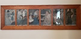 The lady artist of Allen Lane Jessie Wilcox Smith - 6 pictures framed by oak