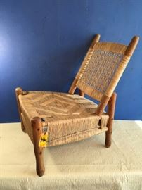 Vintage Woven Small Chair