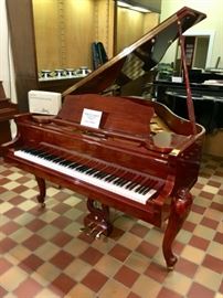 French Provincial Polished Cherry Piano 5'2" List: $14, 720
