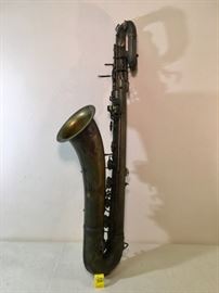 Conn 1946/1947 Baritone Saxophone Model 12M, Serial 314258, L. Patarpofor B, (Naked Lady) For Parts or Restoration