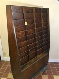 Vintage Mahogany Record Cabinet