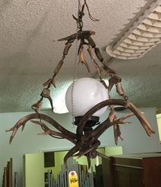 Vintage Deer Antler Chandelier