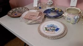 many coll. plates