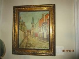 Painting by Maurice Utrillo V