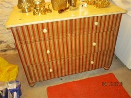 Nice striped wood chest