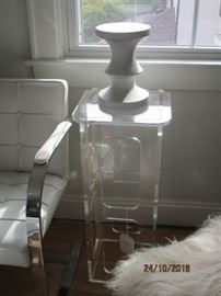 Acrylic end tables