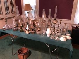 Oil Lamps, Band Boxes