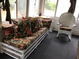 Wicker Summer Bed & Rocker