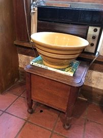 Yellow Ware Banded Bowl