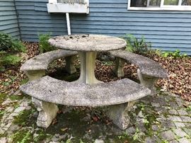 Patio Table & 3 Benches