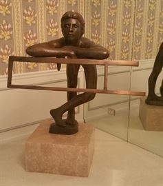 Salmones life-size "Point of View" at a Park Ridge residence belonging to the estate