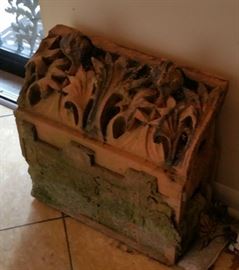 Concrete architectural element. Very heavy.