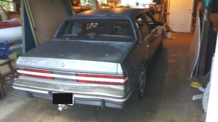 1987 Buick Century.  Runs and drives.  Most of clear coat missing