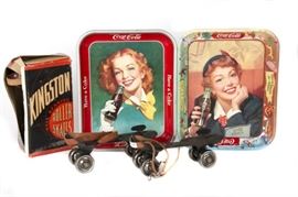 roller skates and advertising items