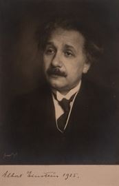 Albert Einstein autograph