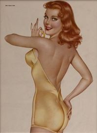 2 pinup girl posters Alberto Vargas Varga Girl