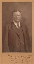Theodore Roosevelt autograph