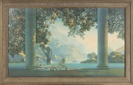 Six Maxfield Parrish prints