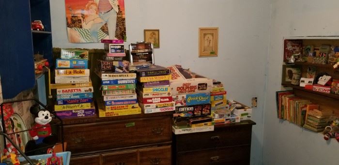 Collection of vintage board games. Some rare and unusual. They seem to be complete and in great shape.