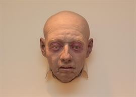 SOLD - "Head" Wall Sculpture by Joseph Seigenthaler (approx. 8" W x 13" H x 10.5" Deep)