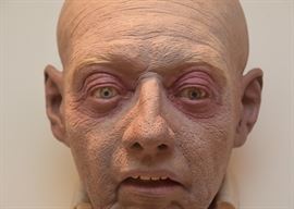 SOLD - "Head" Wall Sculpture by Joseph Seigenthaler (approx. 8" W x 13" H x 10.5" Deep)