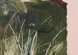 $1,600 - "4th of July" - Framed Original Artwork / Painting by Dale Rayburn (Approx. 52.25" L x 40" H including frame)