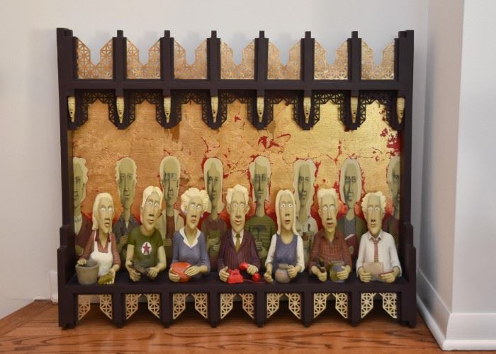 $3,200 - "Occupations" - 3D Art Sculpture by Kevin Hanna (Approx. 36.25" L x 30" H)