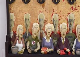 $3,200 - "Occupations" - 3D Art Sculpture by Kevin Hanna (Approx. 36.25" L x 30" H)