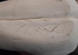 $900 - "Woman & Child" - Ceramic Art Sculpture by Liz Wolfe (Approx. 16" L x 6.5" H)