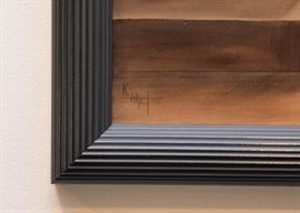 $850 - "Gorillas" - Original Artwork / Painting by Karen Halt (Approx. 26.5" L x 21.5" H including frame)