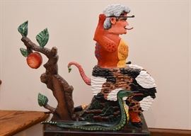 $600 - "Nero" Art Sculpture by Joann Meshen (Approx. 16" L x 9" W x 21" H not including base)