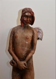 $800 - Nude Angel Statue / Sculpture (Approx. 28.5" H)