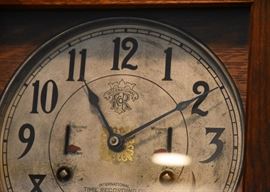 $400 - Antique / Vintage International Time Recording Company Punch Clock