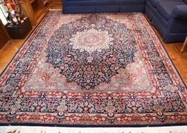 $3,500 - Persian Area Rug - Reds & Blues (Approx. 12'3" x 9'2")