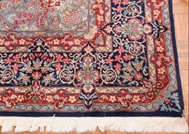 $3,500 - Persian Area Rug - Reds & Blues (Approx. 12'3" x 9'2")