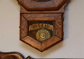 $135 - Antique Regulator Wall Clock