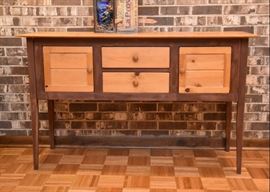 $200 - Rustic Style Console Table / Cabinet