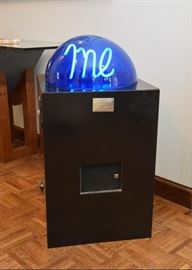 "Me" - Neon Light Box Speaker (plays cassette tapes)