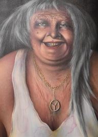 $700 - "Toones of the Past" - Original Artwork / Painting by Kenneth Rogers (Approx. 27.5" L x 40" H including frame)