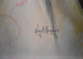 $700 - "Toones of the Past" - Original Artwork / Painting by Kenneth Rogers (Approx. 27.5" L x 40" H including frame)